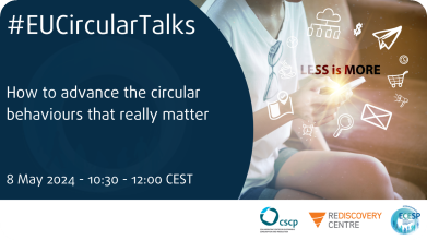 How do you get people to go circular? #ECESP is organising an #EUCT on how to advance the circular behaviours that really matter. 3 podcasts already available, including Circular behaviour and waste prevention. Have a listen! 🗓️8 May, 10:30 CEST 👉europa.eu/!PpqHVN