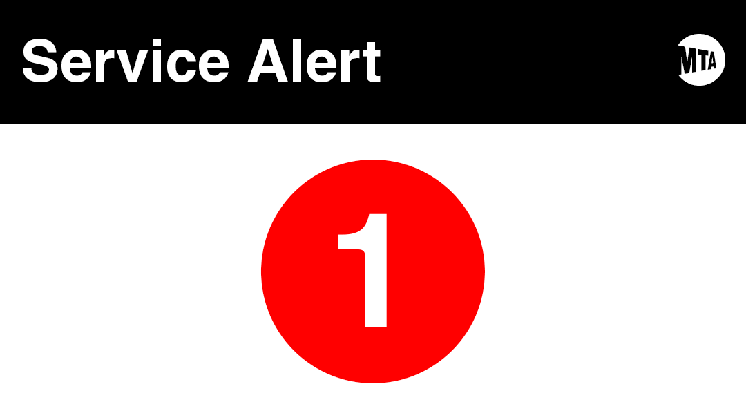 There is no 1 train service in both directions between Van Cortlandt Park-242 St and 215 St. What's Happening? We are investigating why a train's brakes activated near Van Cortlandt Park-242 St.