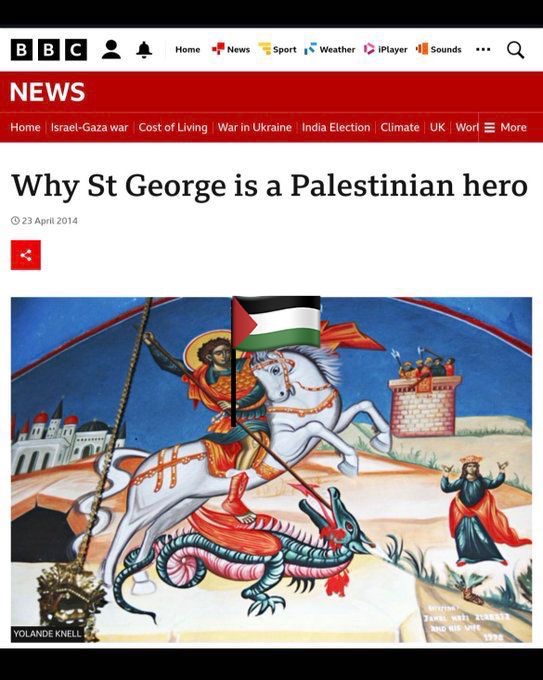 #SaintGeorge is yet another gift Asylum has given Britain. We have taken him in as one of our own. We should welcome the small boats. Doctors, surgeons, nurses … maybe a new and better Saint may be in the next arrivals from #Palestine. #RwandaNotInMyName #rejoinEU