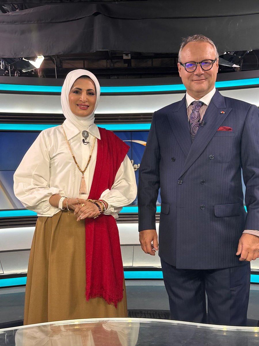AustriainKuwait's tweet photo. The Austrian Ambassador to Kuwait, Marian Wrba, speaks about Austrian-Kuwaiti relations since 1965 in KTV2 Morning Show „Good Morning Kuwait“, hosted by Amal Almulla. https://t.co/NSAesUgE8x