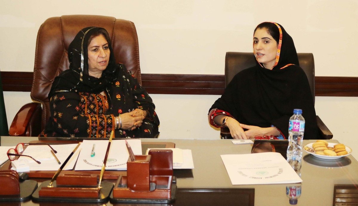 The Honorable Acting Speaker, @GhazalaGola, received MPA, @Meena_Majeed, in her chamber! They engaged in a fruitful discussion on matters of mutual interest, working together for the betterment of Balochistan. #PPPEmpoweringWomen #PPP @MediaCellPPP