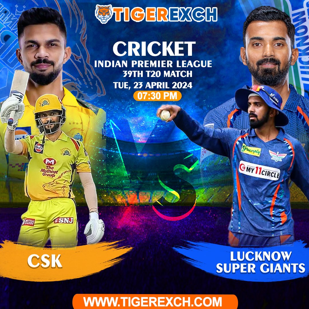 🚨Vintage Dhoni returns! CSK eye glory in a thrilling playoff race🚨 Can CSK reclaim their IPL glory? Predict now👇 bit.ly/TigerExch-Twit… ●10% Joining Bonus & 5% Weekly Loss-back with no Roll over ●Lightning Fast Deposit/Withdrawals #CSKvLSG #IPL2024 @tigerexch