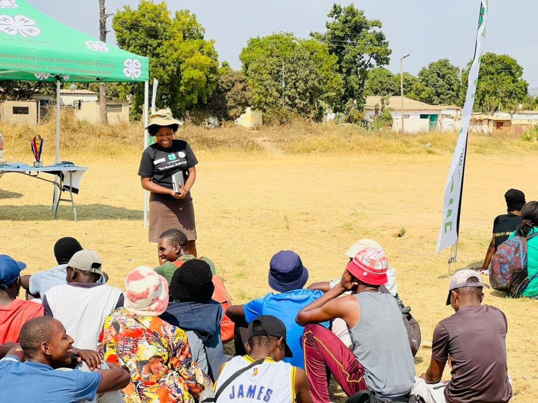 Recap 💥 4-H Zimbabwe held a peace dialogue at Mashonaland East-Macheke district in 2022. The Youth welcomed the call and pledged to respect each other and as well as to help fight drug and substance abuse as it is an immediate trigger of violence.