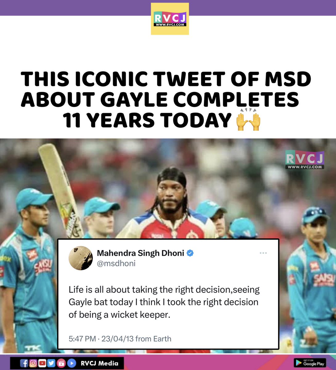 Ms dhoni tweet
#chrisgayle #gayle #dhoni #msdhoni