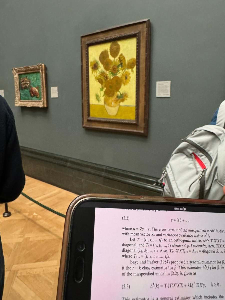 it was rumoured that Van Gogh knew that combining Ridge Regression *and* PCR is superior than just using either one of it. but he couldn’t derive the estimator risk under mean squared error. it literally drove him suicidal. truly tragic. he was way ahead of his time 🕰️