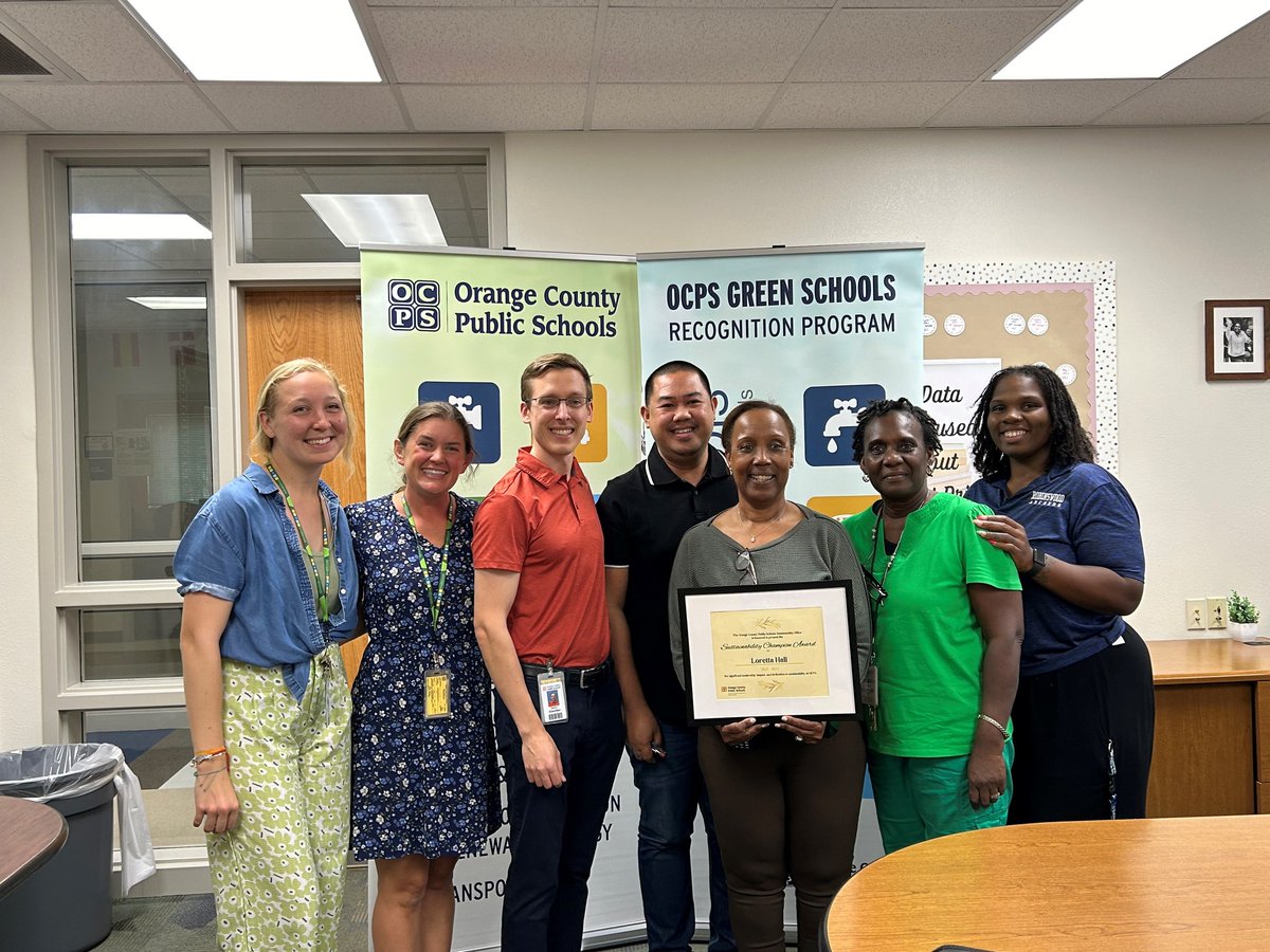 OCPS Sustainability tweet media