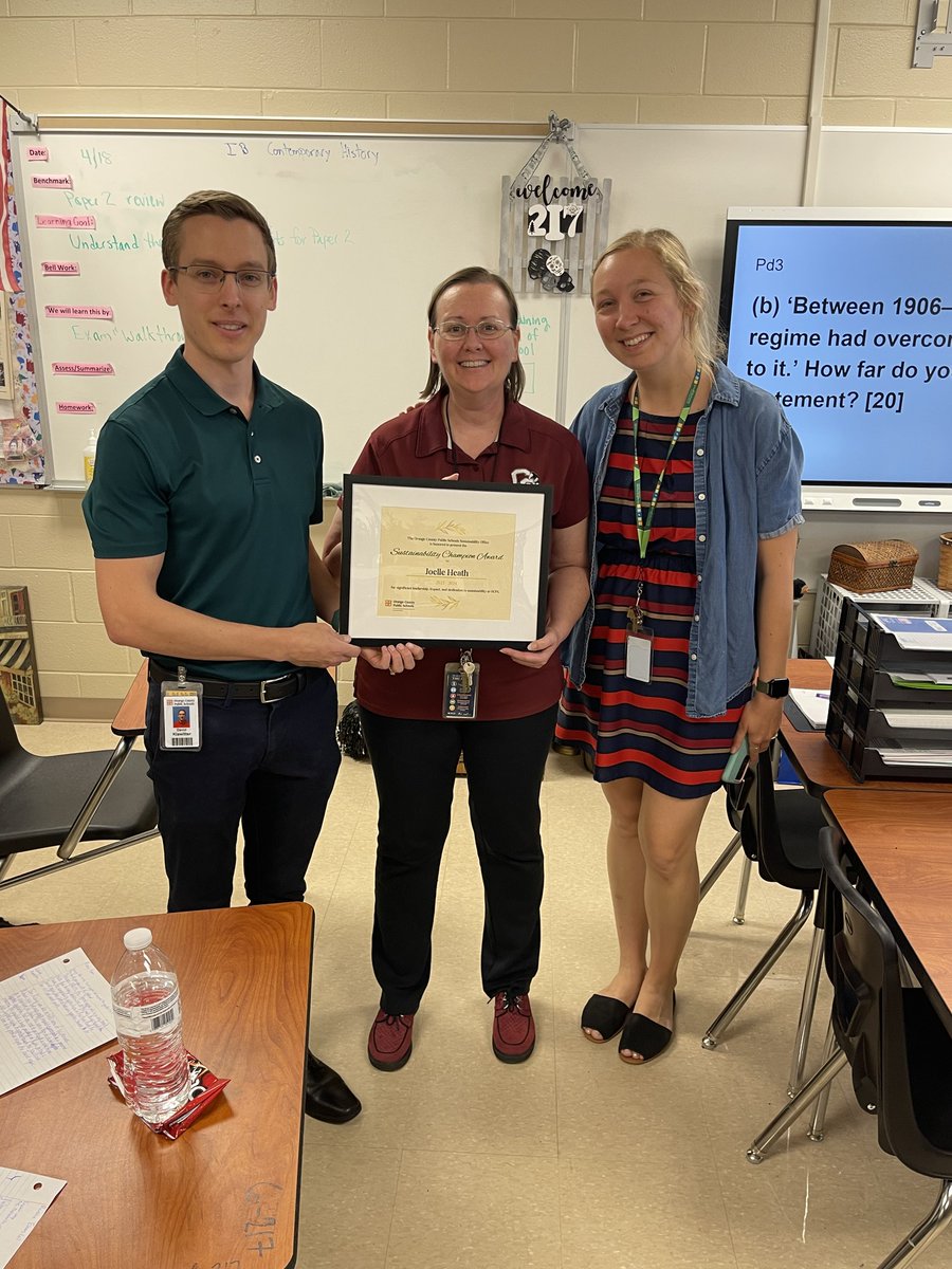 We are excited to announce our 2023-24 Sustainability Champions!
1st Place: Tatiana Dufour, @MagnoliaSchool_OCPS 
2nd Place: Beatriz Berriz, @SallyRideES_OCPS
3rd Place: Loretta Hall, <a href="/RMSArchers/">Robinswood Middle School OCPS</a>
4th Place: Joelle Heath, <a href="/CypressCreekHS/">Cypress Creek HS</a>
#GreenSchools #SustainabilityChampions