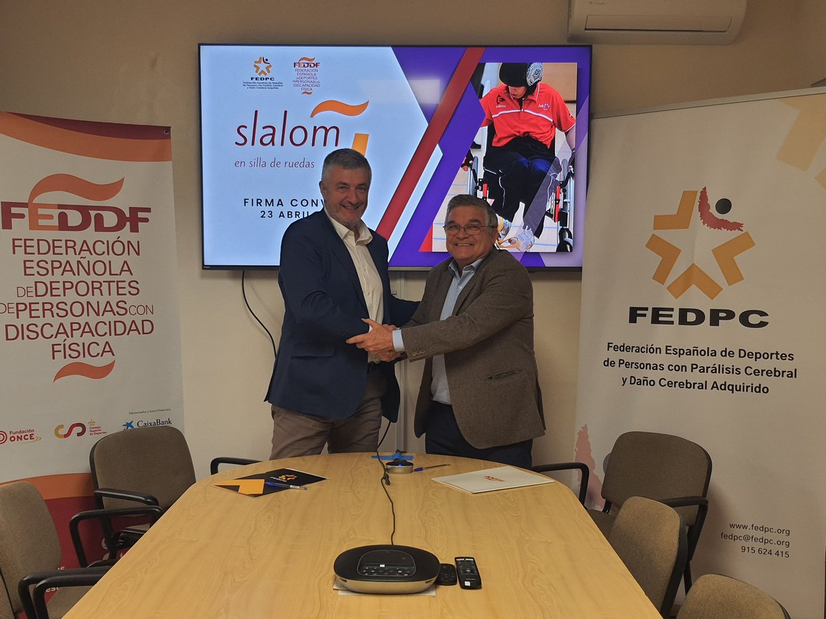 La FEDDF y la FEDPC firman un convenio de colaboración para impulsar los deportes de ambas federaciones Noticia 👇 acortar.link/2BVqH6 🏀👩‍🦽🏑👨‍🦽 #convenio #inclusion #deporteinclusivo
