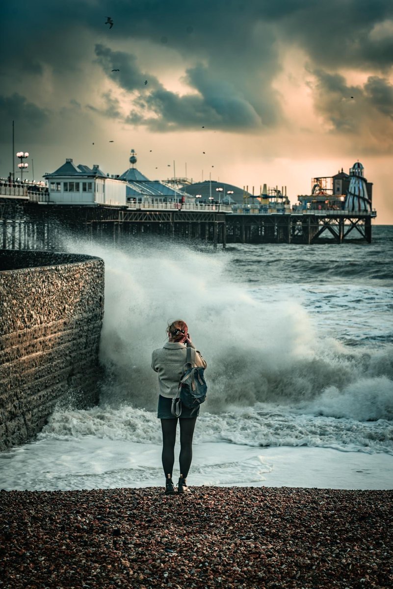 Stormy weather at Brighton