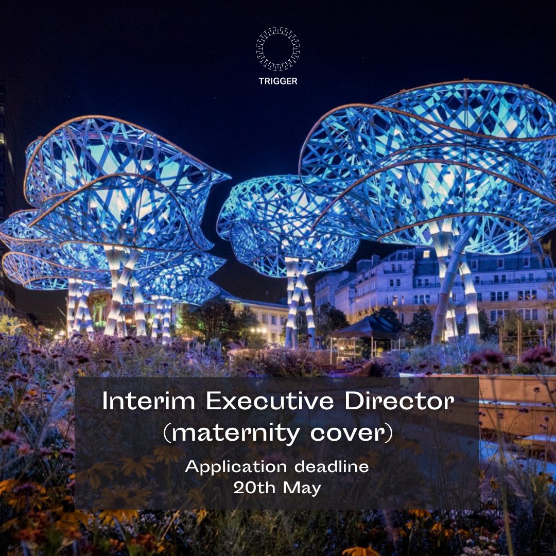 TriggerStuff's tweet image. Trigger are seeking a pro-active and creative Interim Executive Director to lead our staff team and oversee company delivery over a 12-month period.

Deadline to apply: Monday 20th May

triggerstuff.co.uk/join-our-team