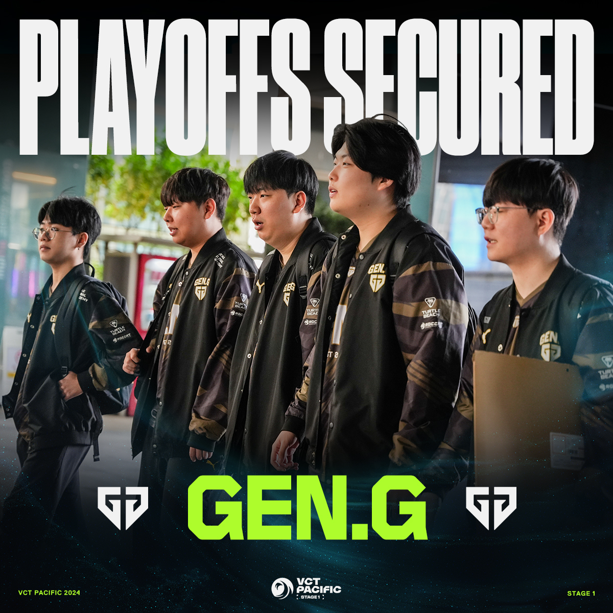 The Tiger Nation's <a href="/geng_gold/">Gen.G Gold</a> is going to the #VCTPacific Mid-Season Playoffs 🙌