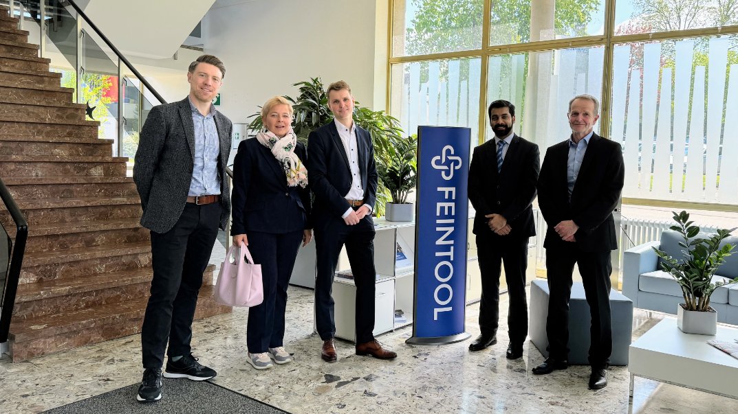 .@Feintool has chosen #Pune for setting up its first facility in #India for manufacturing high precision parts for electric vehicle traction motors. It was great to meet the team at their facility near Stuttgart. Press release: feintool.com/insights/new-p… @MCCIA_Pune @Girbane