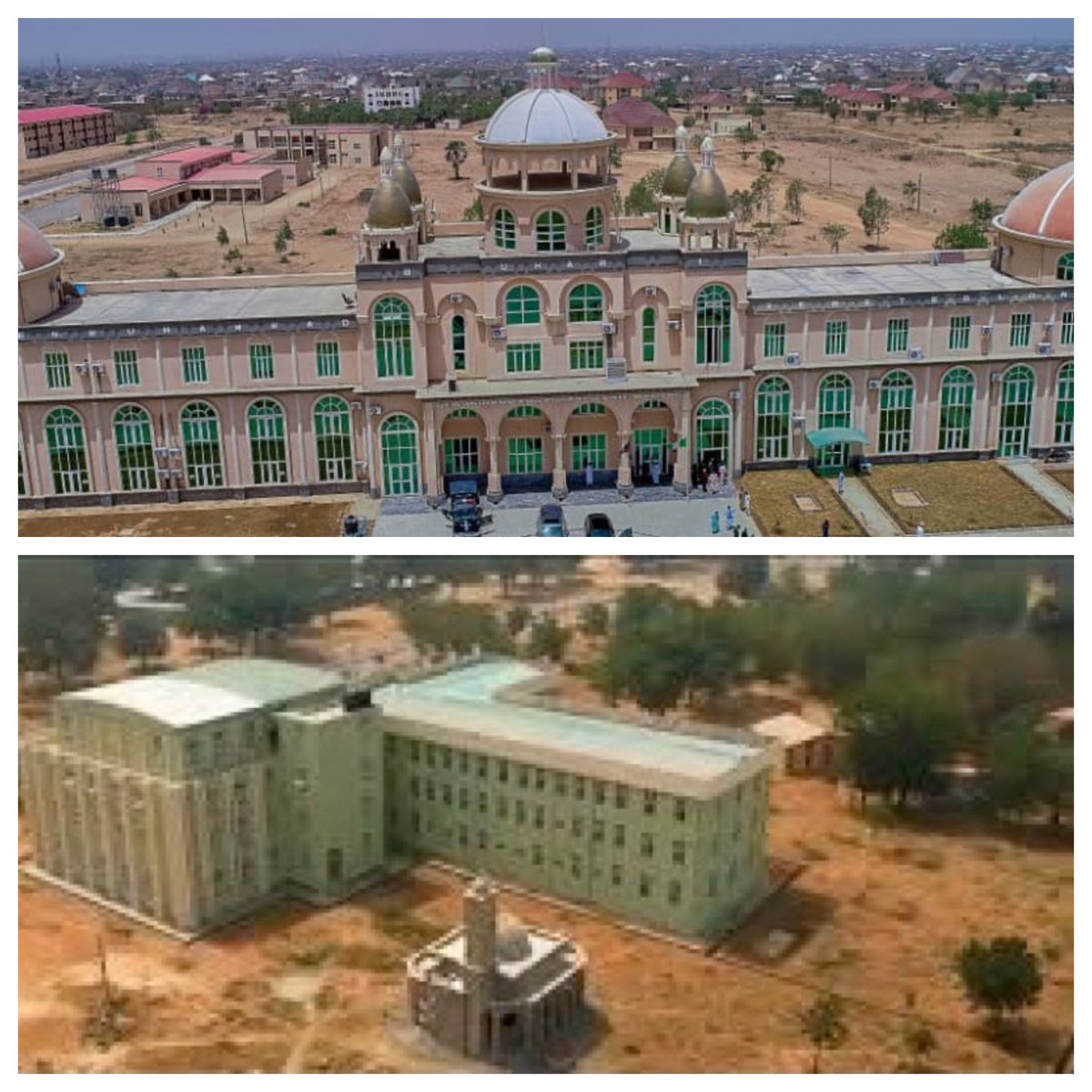 These are not luxury Mediterranean or Caribbean holiday resorts. No. These are universities initiated, started, completed and commissioned by Rabiu Musa Kwankwaso as Governor of Kano. 

The first photo is the Yusuf Maitama Sule University, Kano (formerly Northwest University). It