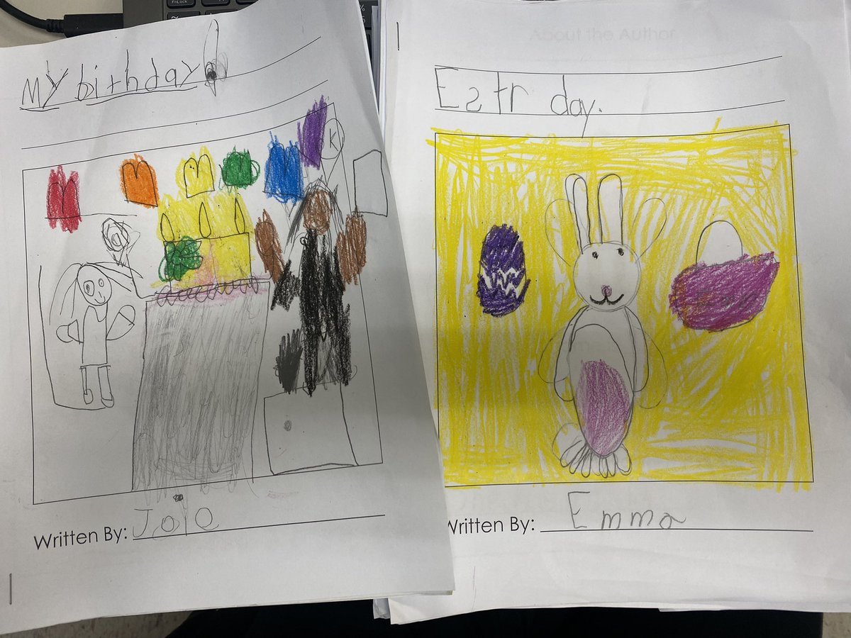 hellomrsrello's tweet photo. Is there anything better than published kindergarten writing??? 😍 https://t.co/8xId2cYpiU