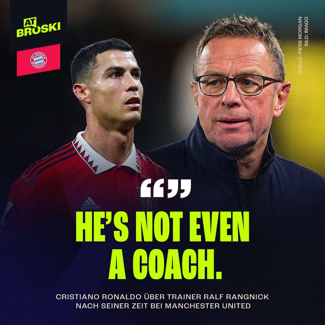 🚨 Ralf Rangnick ist laut Medienberichten der neue Topkandidat auf den Posten als Bayern-Trainer! Ronaldo übte nach seiner Zeit bei United heftige Kritik und sagte, dass Rangnick kein richtiger Trainer sei. 👀 Was glaubt ihr, wäre Rangnick als Bayern-Trainer geeignet? 🤔