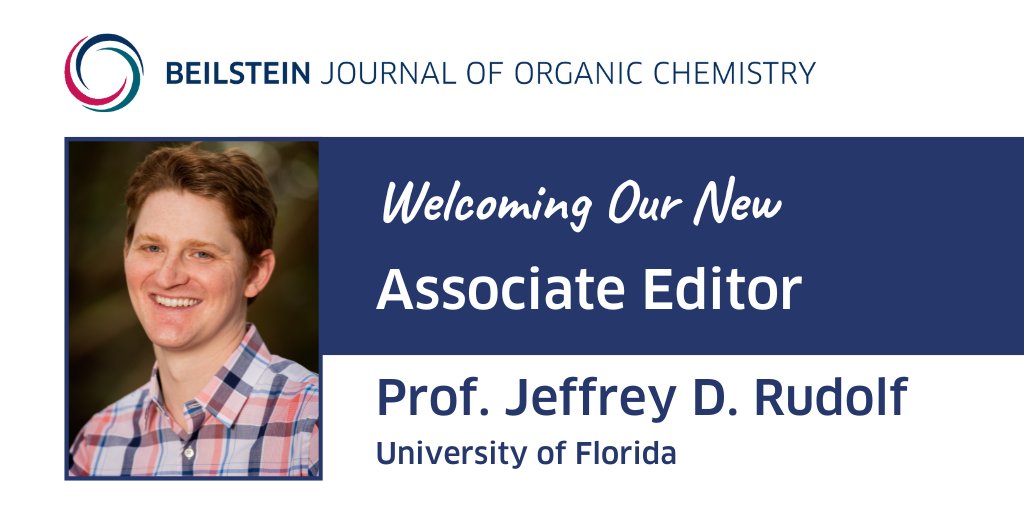 BeilsteinInst's tweet image. We are glad to welcome our new #BJOC #AssociateEditor Jeffrey D. Rudolf, @LabRudolf @UFChemistry 🇺🇸.
As Associate Editor for the Beilstein Journal of Organic Chemistry, he'll focus on #NaturalProductChemistry, #BioorganicChemistry and #ChemicalBiology.

🔗 beilstein-journals.org/bjoc/news/KRTP…