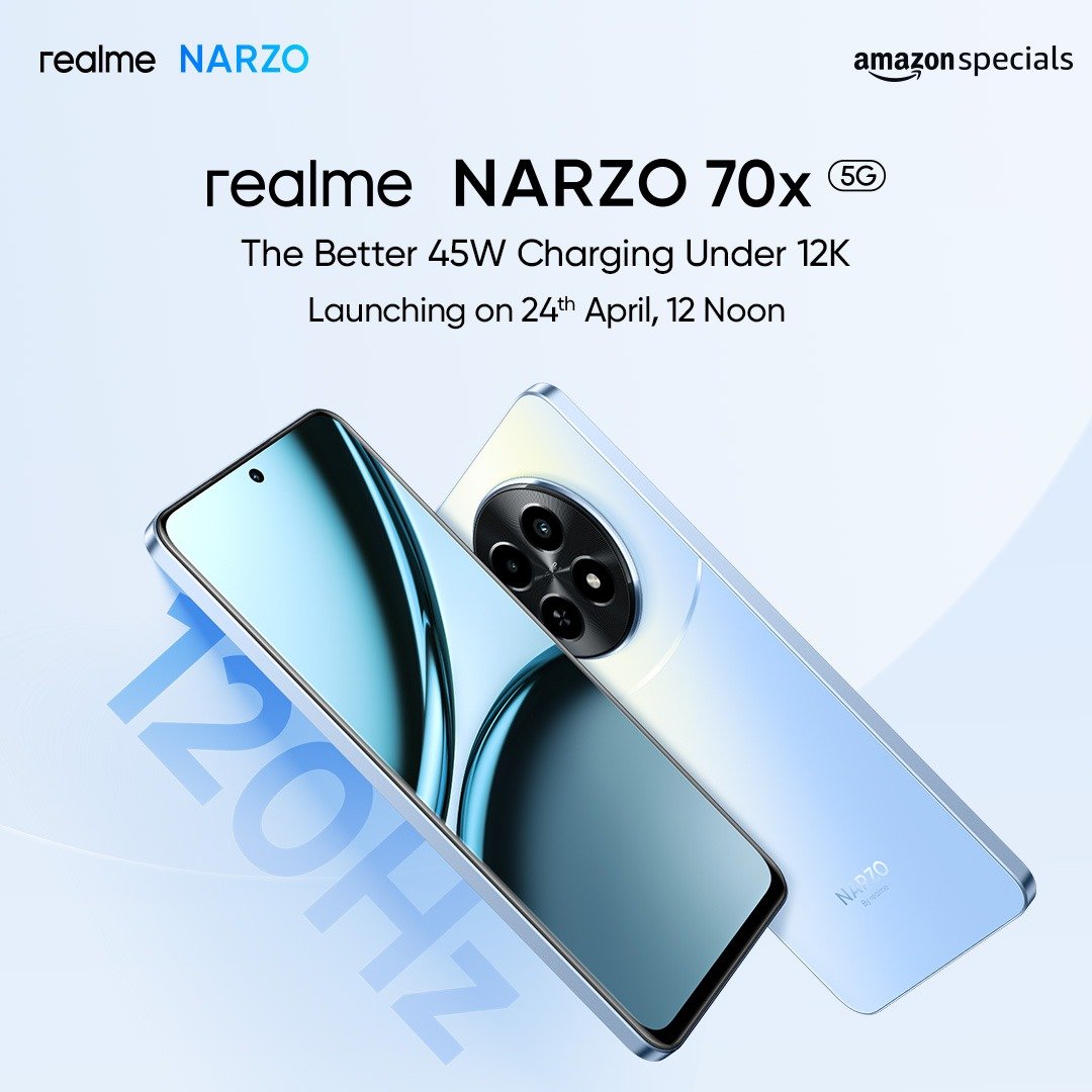 Alright. realme Narzo 70X 5G giveaway for the #stufflistingsarmy tomorrow, be ready 😎