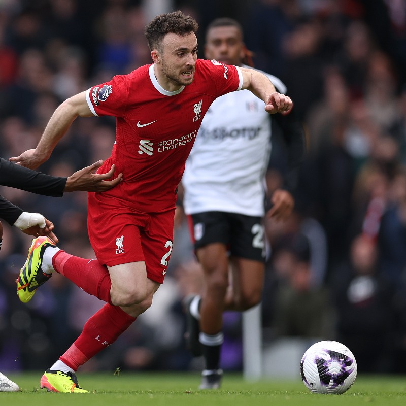 LFC's tweet photo. Jürgen Klopp has explained Diogo Jota will be out for around a fortnight after suffering an injury at Fulham last weekend.