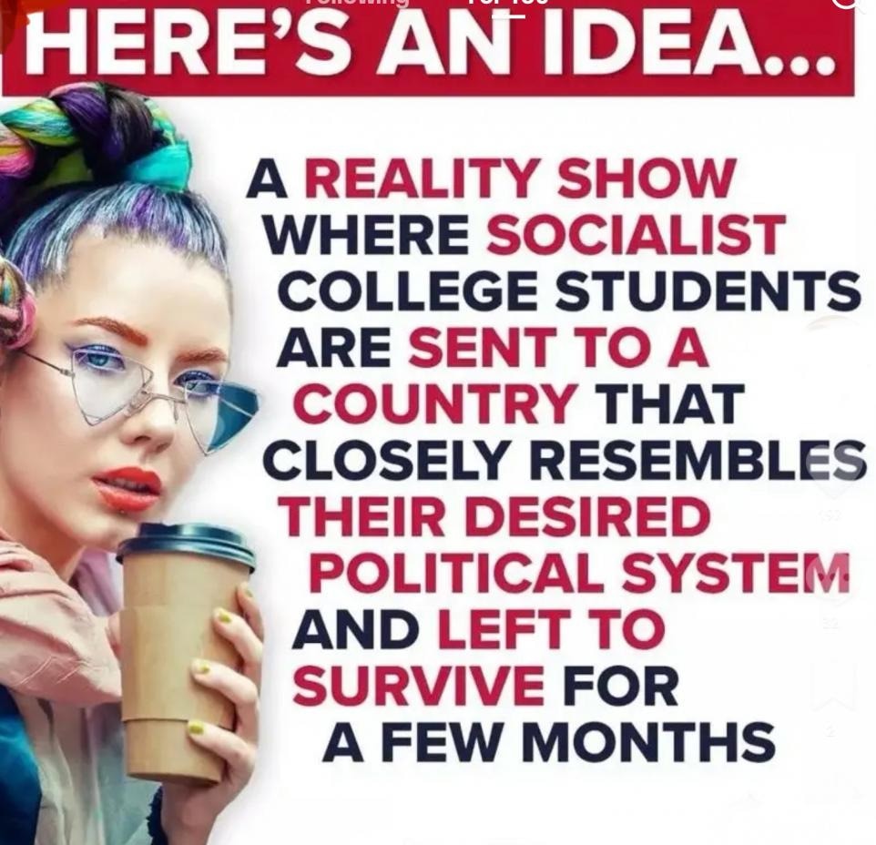 This is a super idea... #SaveAmerica and let these liberal  college students (ie. Columbia) see what it's really like..