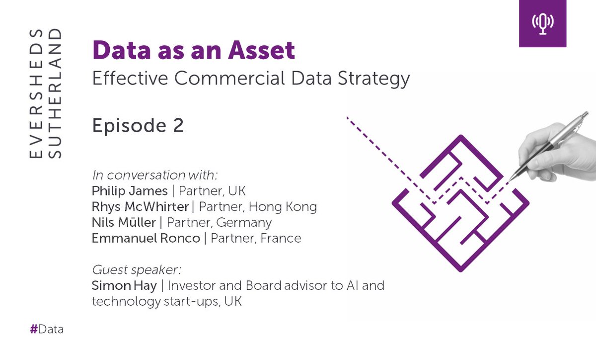 LISTEN 🔊 to the latest #DataAsAnAsset podcast for tips on how to develop and implement a commercial data strategy. We discuss how to measure and monetize #data, as well as legal and regulatory challenges in the UK, EU, and China. listen.eversheds-sutherland.com/data-as-an-ass… #DataPrivacy