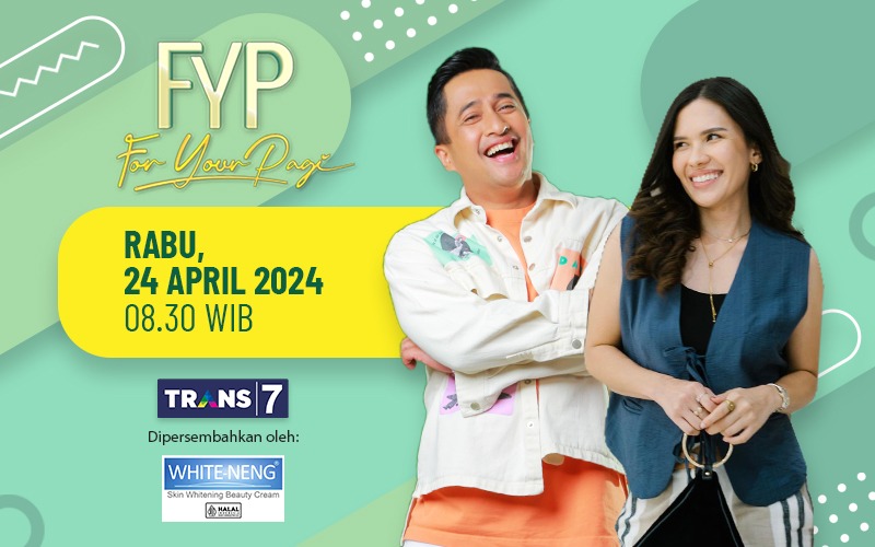 TRANS7's tweet photo. Irfan Hakim gak sabar ketemu Michelle Joan! Mau ngapain ya mereka? Tungguin aja di #FYP_Trans7 besok pagi pukul 08.30 WIB. #Whiteneng #T7 https://t.co/NMkKICBHlp