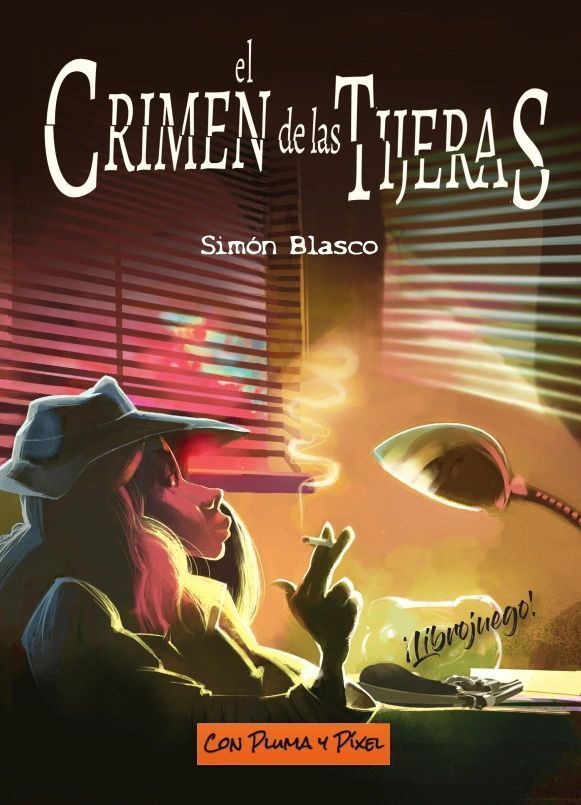 Este es El Crimen de las Tijeras,  nuestro librojuego de aventura policiaca. Descúbrelo en el #DiaDelLibro
buff.ly/3JxmRPQ 
#conplumaypixel #librojuegos #gamebooks