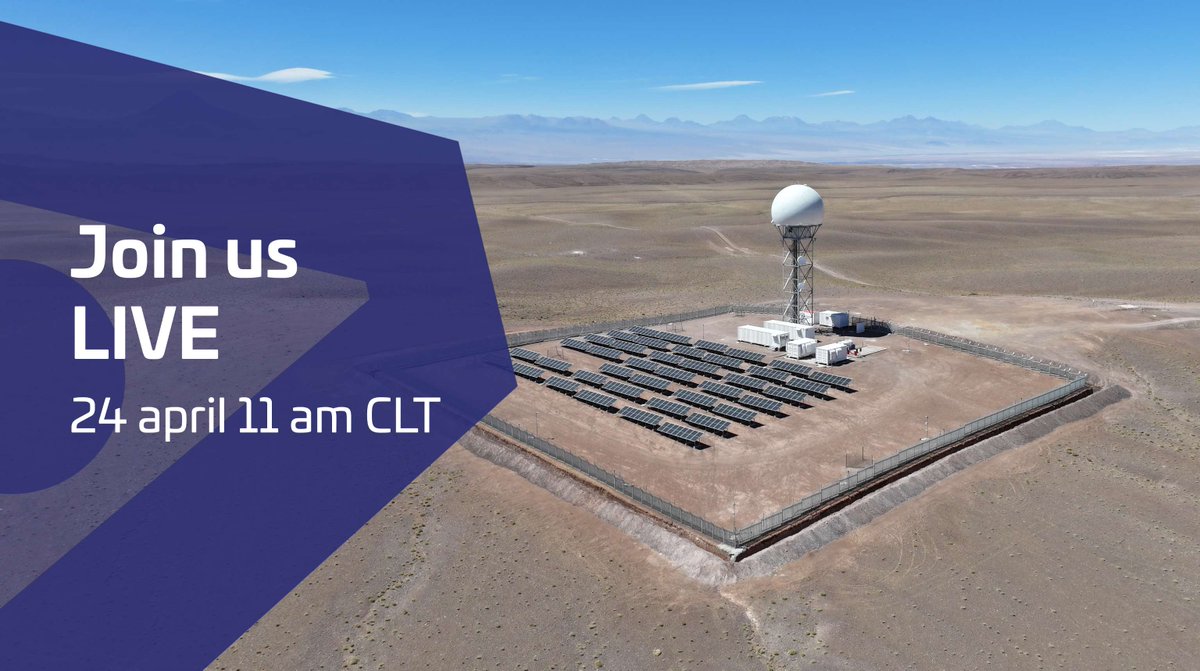 🗓️Tomorrow the DGAC will inaugurate with us the world’s 1st fully solar-powered air traffic control #Radar in the Atacama Desert, securing Northern Chile airspace 📍Join us at 5pm(CET) 11 am (CLT) Please note that the live will be in Spanish thls.co/N1yB50RkZXO #TechNews