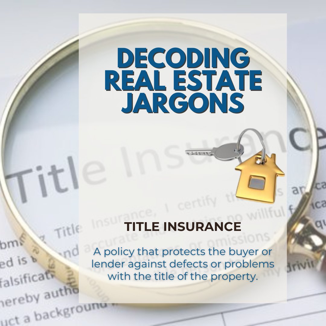 🛡️ Protect yourself and your investment against any hidden surprises lurking in the title of your dream property. Don't let unseen defects or issues tarnish your real estate journey.

#TitleInsurance #ProtectYourInvestment #PeaceOfMind #RealEstate #SecureYourFuture