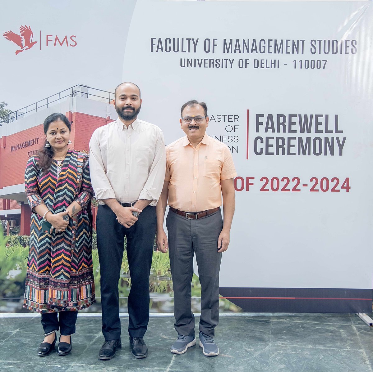 #NewProfilePic
My son, Mr. Kishlay Dwivedi has been awarded an MBA from FMS (DU).