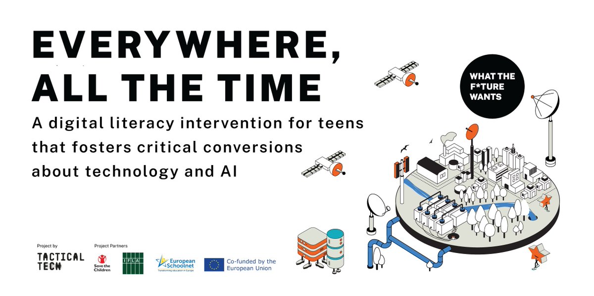 Foster conversations with students about tech, #AI, and their impacts! Discover the new #DigitalLiteracy intervention 'Everywhere, All the Time' resources! theglassroom.org/youth/everywhe… #Edchatie @Webwise_Ireland @Info_Activism