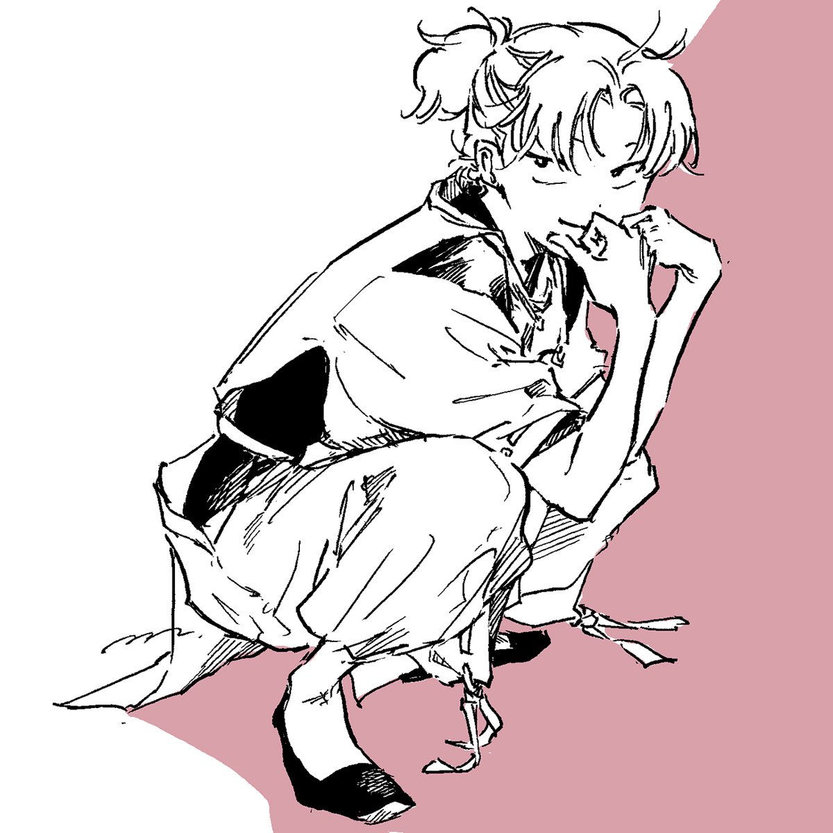 「」|松崎夏未🪶烏主④巻のイラスト