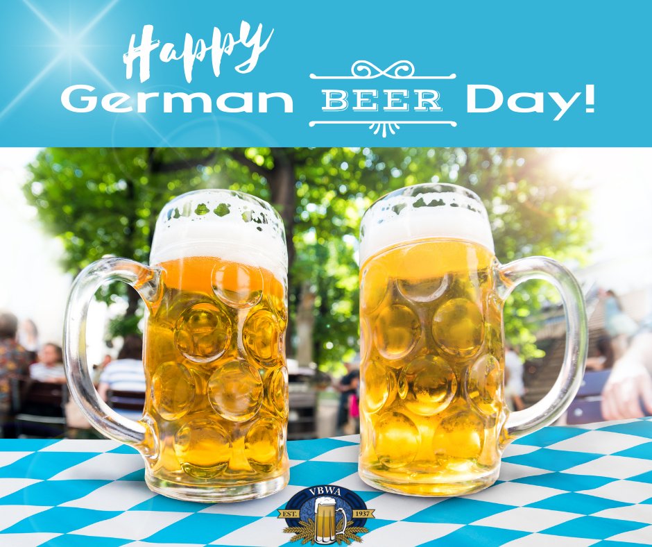 Cheers to the craftmanship and innovation of German brewers everywhere!

#VBWA #BeersToThat #CheersToThat #GermanBeerDay #GermanBeerDay2024 #GermanBeer #Beer #Cheers #Bier #BeerLover #CraftBeer #BeerGeek #Lager #GermanBeers #Germany #Birra #Bavaria #Biere