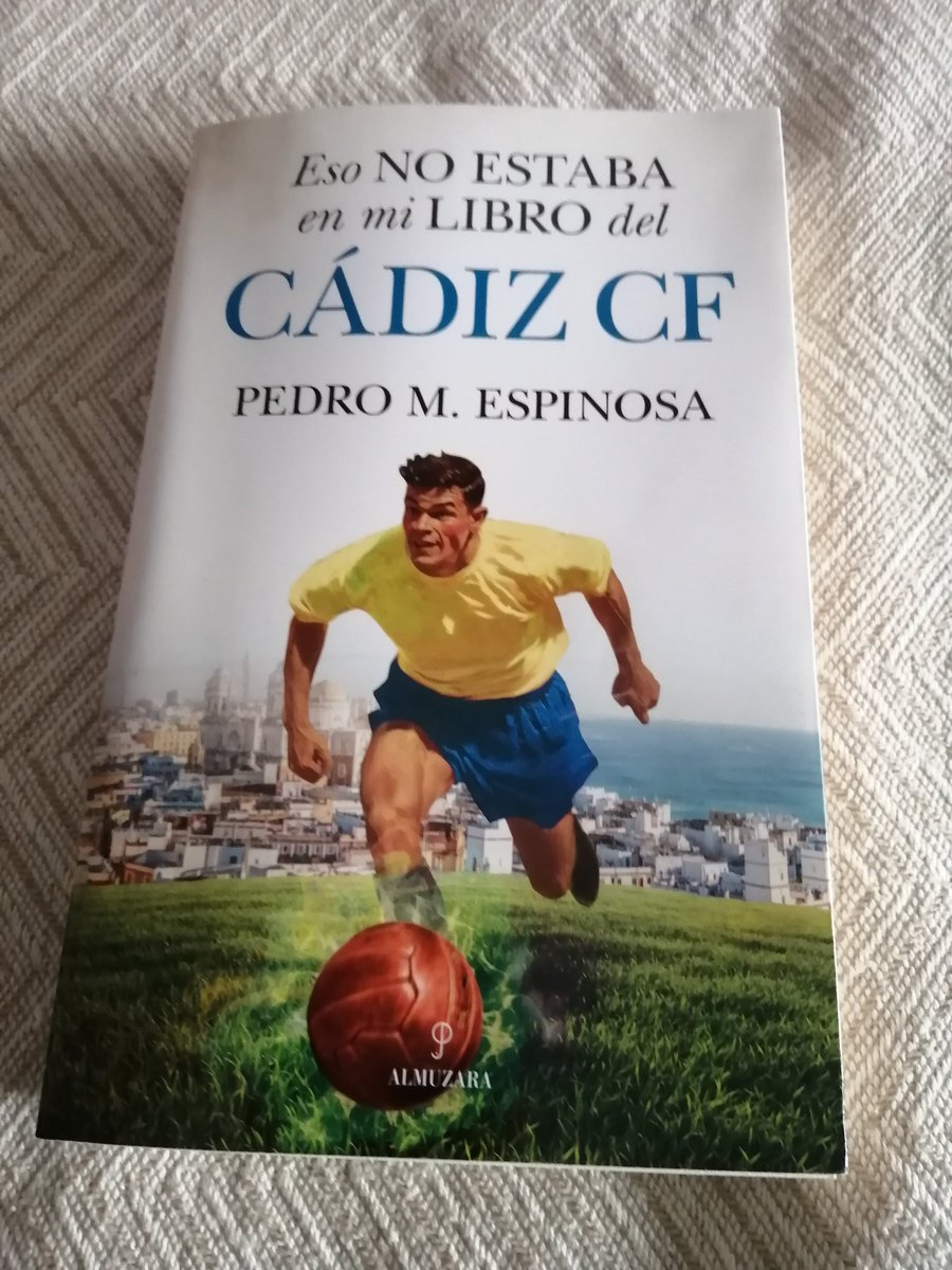 Aprovechando q hoy es el #diadellibro2024 y también para expresar q #YoSiCreo os voy a recomendar 'Eso no estaba en mi libro del Cádiz CF' de Pedro M Espinosa.