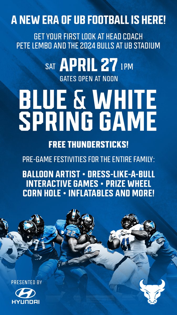 Stick around after the spring game to get autographs from your favorite @UBFootball players 🤘 #GoBulls | #UBhornsUP