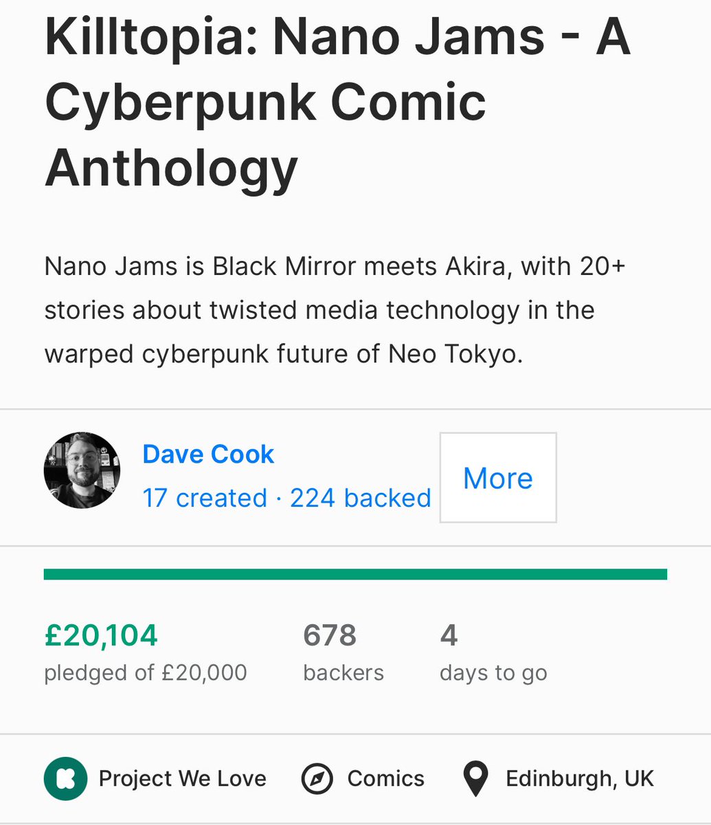 We did it!! Thanks so, so much everyone. I promise this book is worth it 🙏 I’m at work so will do a proper thank you shout out / KS update soon. *collapses*