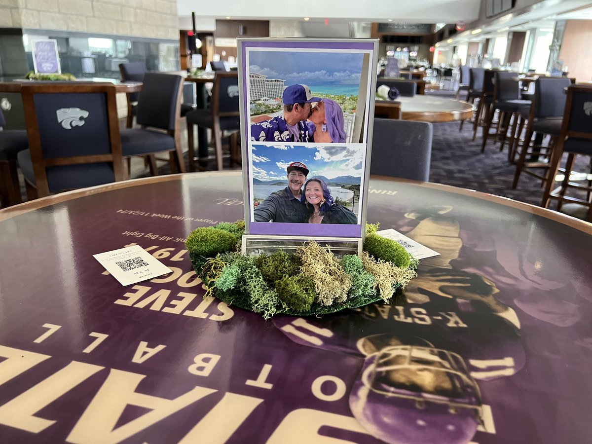 kstatevangirl's tweet photo. BEST WEEKEND EVER!!! #MossBeLove #EMOSS #Blessed #happilyeverafter #PurplePower #EMAW #HeartfeltVows X should be glad I can’t photo dump b/c it is really hard to just choose a select few, but a few early pics from reception. @mitchmoss #Photoopportunities #BSFSReception https://t.co/akrbzAXCpu