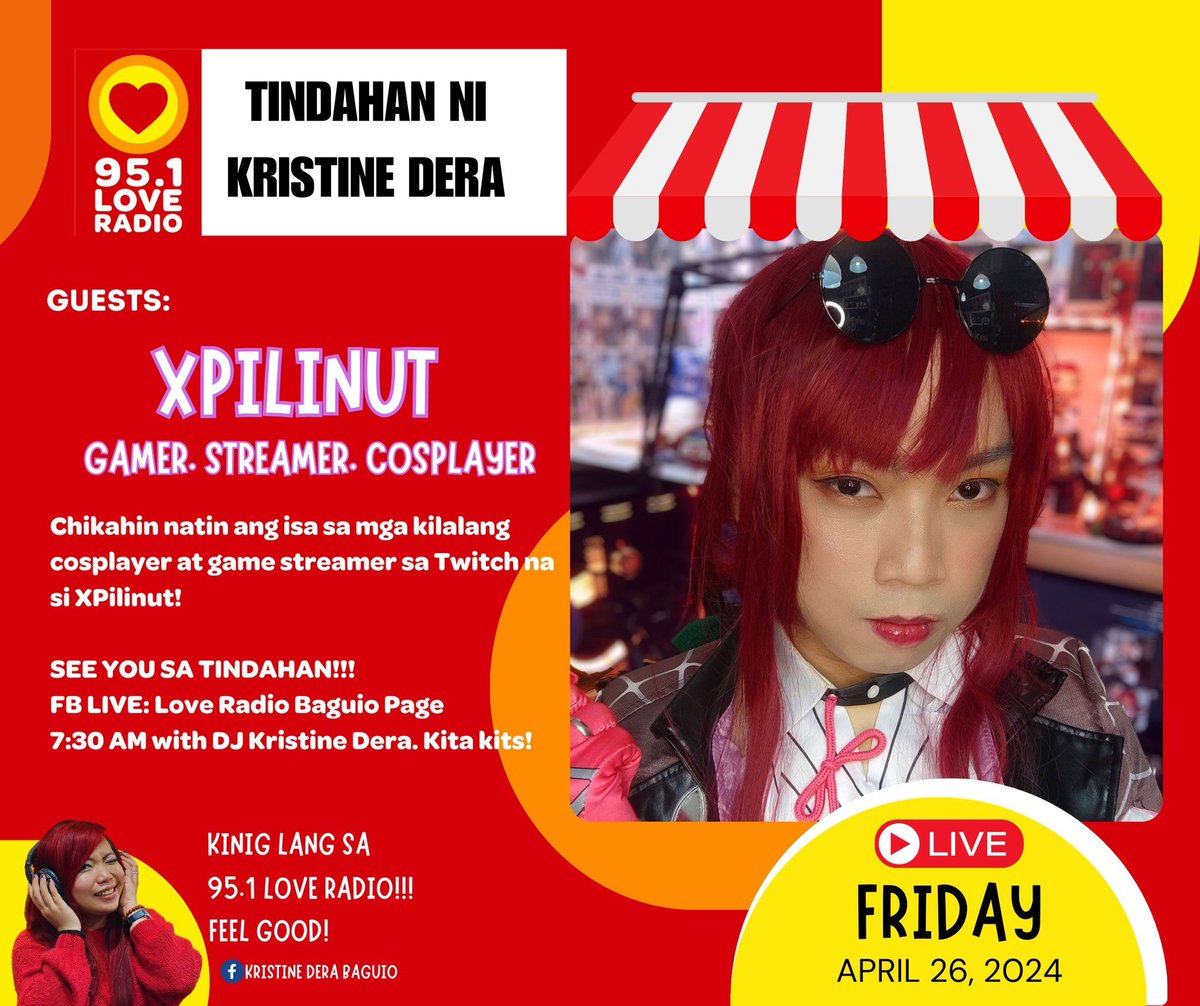 I will be a guest on a radio morning show of Love Radio Baguio this Friday, 7:30 AM!!