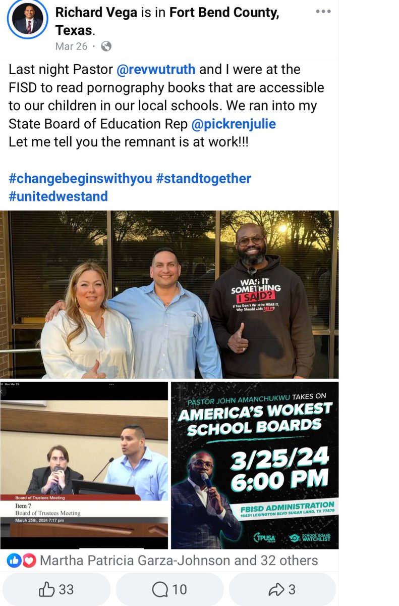 In case you’re wondering- the 2 speakers who read out of context passages from library books, out loud during last night’s @katyisd meeting- are activists traveling around the state trying to shock & intimidate school boards into banning books without following board policies.