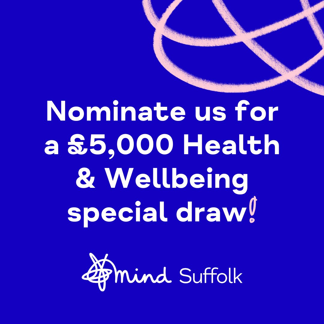 Nominate us for a £5,000 Health & Wellbeing special draw! 📣 @benefactgroup will be awarding 10 charities in the health and wellbeing area £5,000 to support the important work they do. Nominations close 26 April 👉 health.movementforgood.com/#nominateAChar… Thank you! 💙