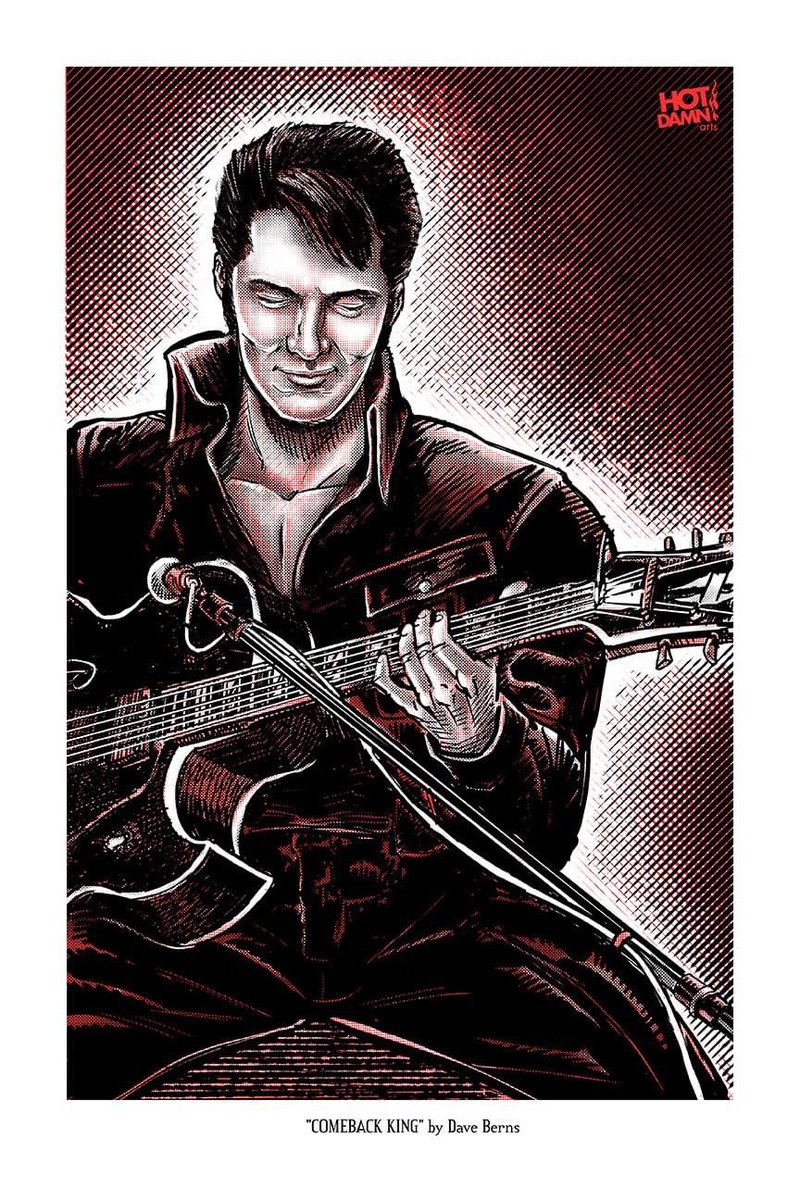 Hand-printed silkscreen, buy one here bit.ly/3U6BfEM #elvis #elvispresley #elvisaaronpresley