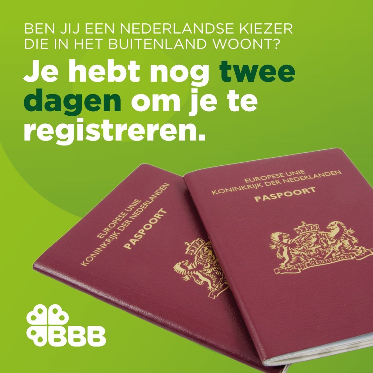 🚨 Ben jij een kiezer in het buitenland? Registreer je als kiezer! Op 6 juni zijn de Europese Verkiezingen. Om te stemmen vanuit het buitenland moet je je registreren als kiezer. Dat kan nog tot en met donderdag 25 april! Registeren kan hier: denhaag.nl/nl/verkiezinge…
