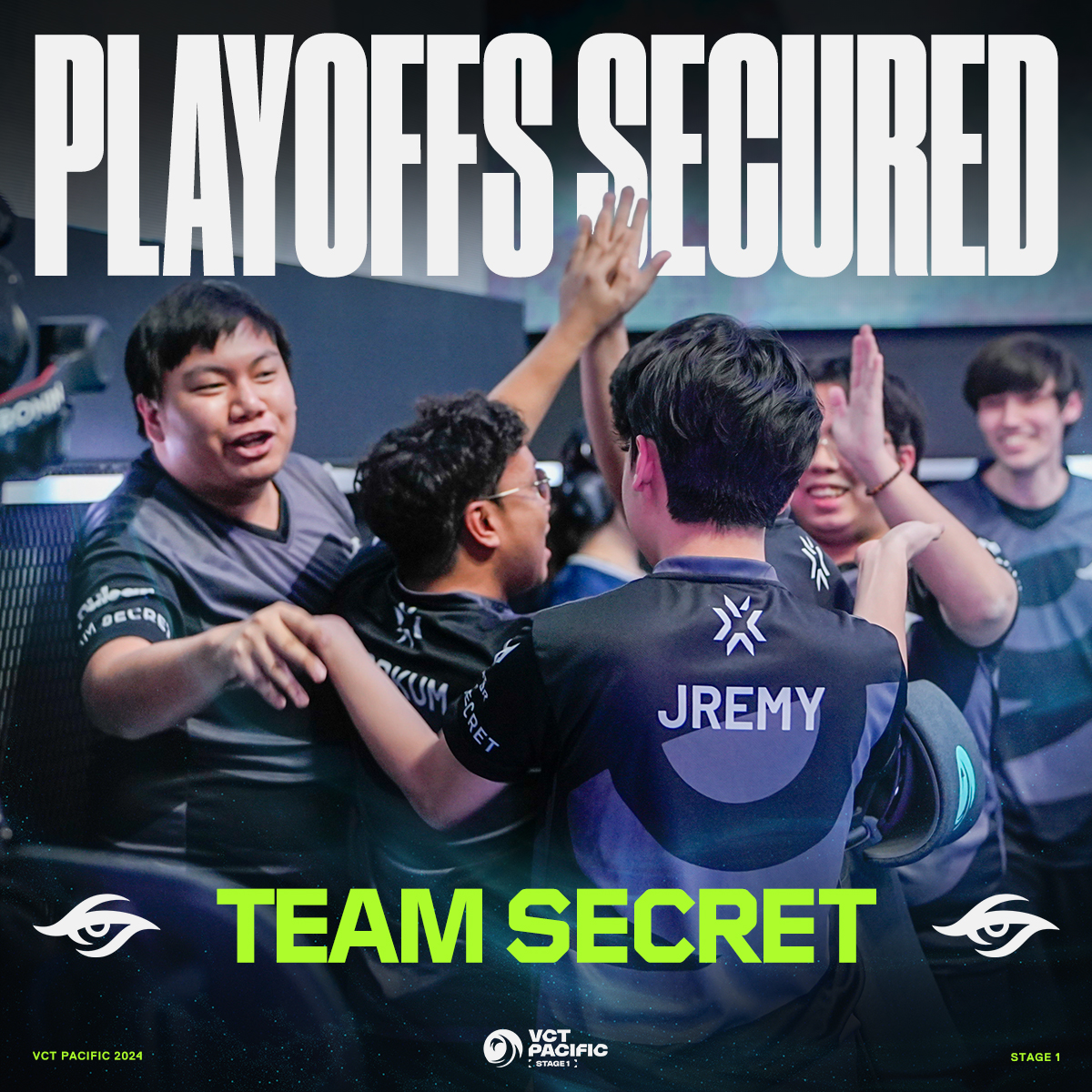 .@teamsecret is heading to the #VCTPacific Mid-Season Playoffs!