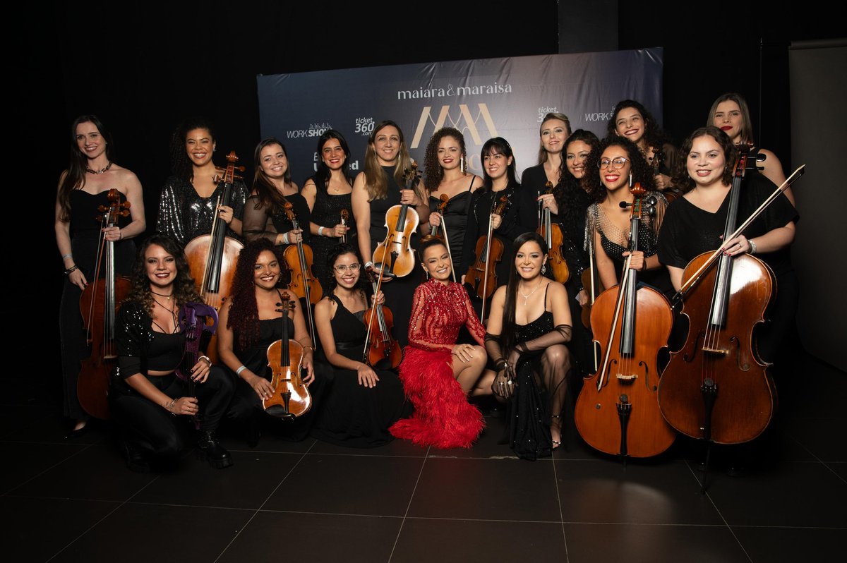 Maraisa's tweet photo. E essa orquestra feminina que entregou tudo no In Concert São Paulo, hein?! Obrigada, meninas!!♥️🎤 https://t.co/F1Xsztu2QZ