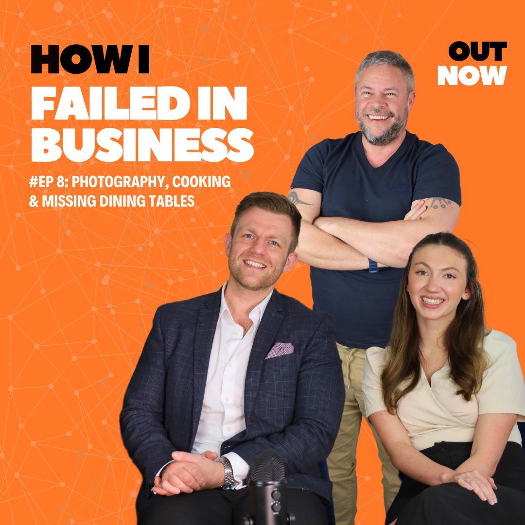 Photography, Cooking & Missing Dining Tables — Join the conversation with our guest Matt Glover and hosts Sophia and Rob. ⭐️ It's available now on your beloved podcast platform! Don't miss out, tune in and engage. 🎧 #podcast #podcasting #business