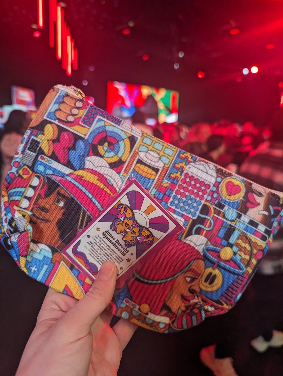 Enjoying the sessions at Adobe MAX London today and picking up some swag made by creators #CommunityXAdobe