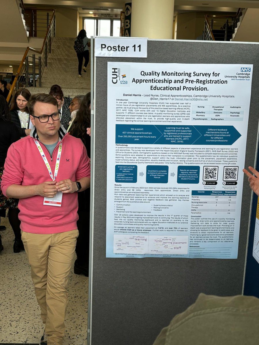 CUH Non-Medical Clinical Education Team (@cuh_clined) on Twitter photo Time to present our posters, 3 minutes to give an overview to fellow delegates.
Please do tweet/message <a href="/Dan_Harris17/">Dan Harris</a> if you have any questions. #RCNED24 #QualityMonitorjng #Education <a href="/garyjparlett/">Gary Parlett 🏳️🌈 (he/his/him)</a> Time to present our posters, 3 minutes to give an overview to fellow delegates.
Please do tweet/message <a href="/Dan_Harris17/">Dan Harris</a> if you have any questions. #RCNED24 #QualityMonitorjng #Education <a href="/garyjparlett/">Gary Parlett 🏳️🌈 (he/his/him)</a>