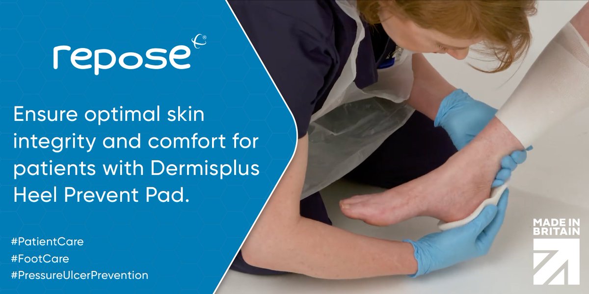 Ensure optimal skin integrity and comfort for patients with Dermisplus Prevent Heel Pad. The tri-block polymer gel material provides cushioning and support to reduce the risk of pressure damage. #PressureUlcerPrevention #FootCare #PatientCare