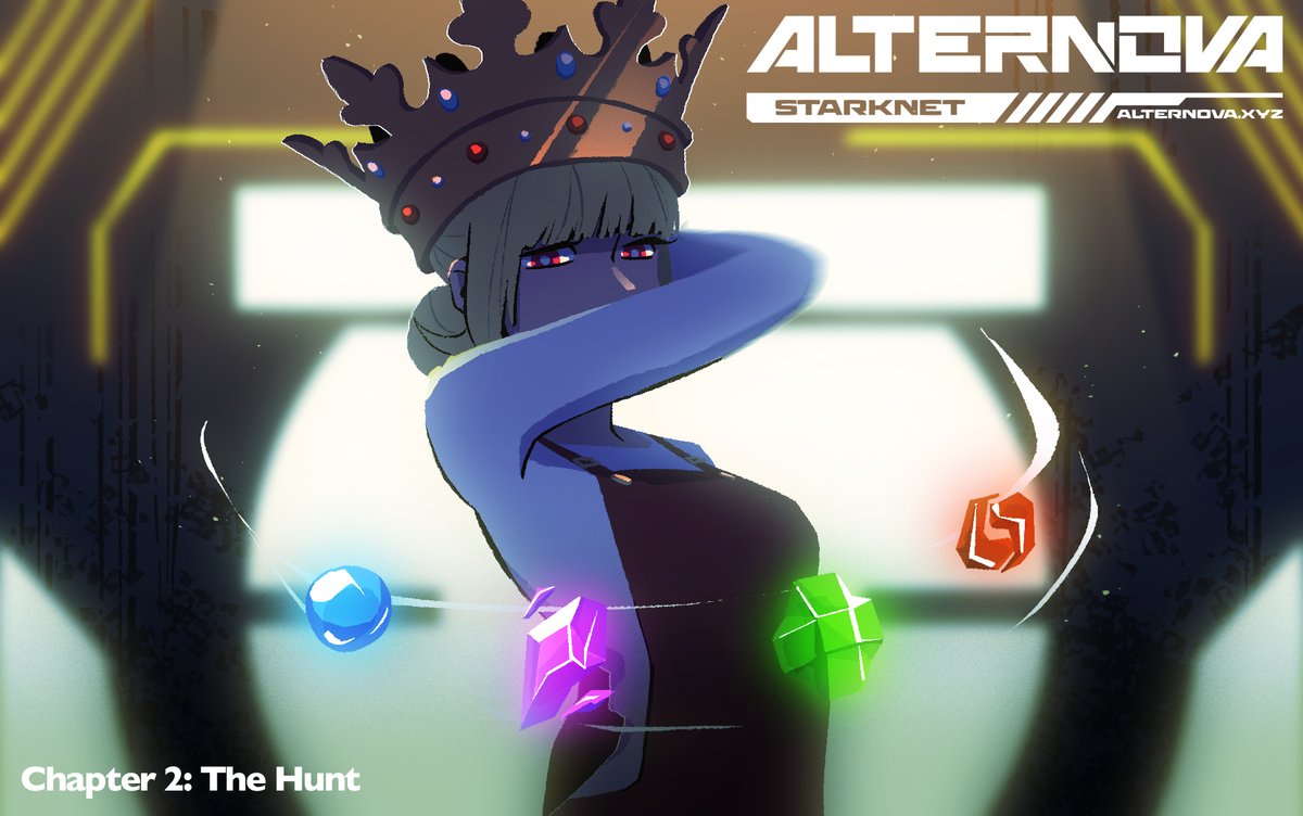 The need to collect all the State Stones grew with the desire for power, the desire for control. This was no longer a simple hunt for the mythical State Stones, but a universe-wide war...

Read the full Chapter on Discord ☄️ discord.com/channels/11383…

#RoadToAlterNova #Starknet