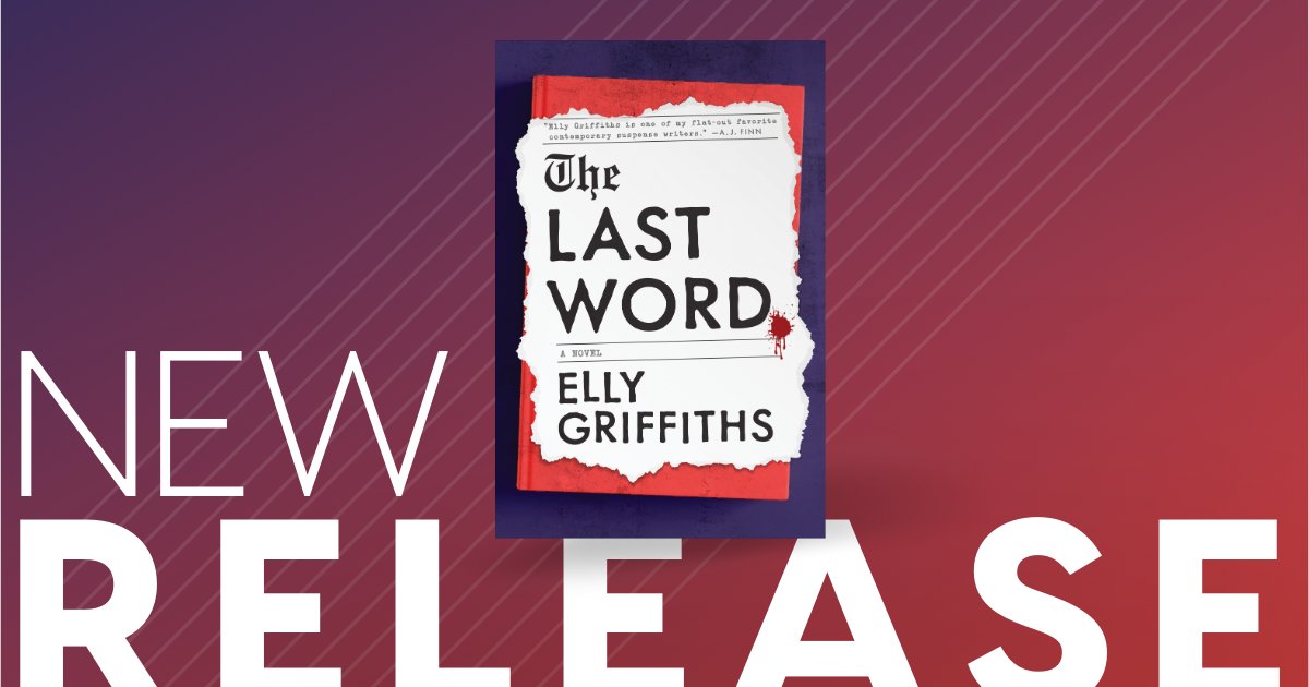 Words turn deadly with an unlikely detective duo on the case of a murdered obituary writer in this literary mystery from the bestselling author of the Ruth Galloway series. #TheLastWord by @ellygriffiths is on sale now! Get your copy here: bit.ly/4933YP0