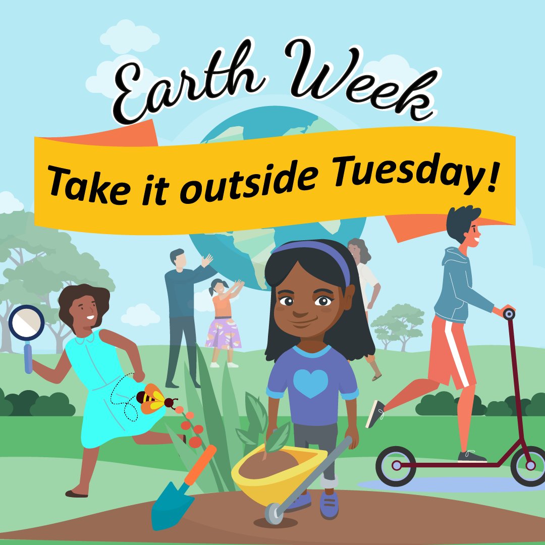 Take it outside Tuesday 🌱 Activate those schoolyards by heading outside for some hands on learning! Sit under a tree, hike a trail, splash in a creek, plant a seed and discover as nature comes alive!